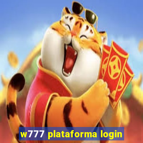 w777 plataforma login